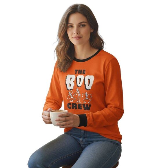 HALLOWEEN PAJAMA T-SHIRT SZ.L EUC. - Picture 1 of 5